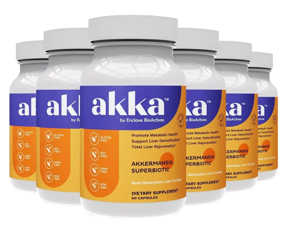 Akka liver support capsule bottles